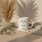 Keramiktasse „Mama du bist wunderbar“ – Liebevolles Geschenk für Muttertag & Geburtstag