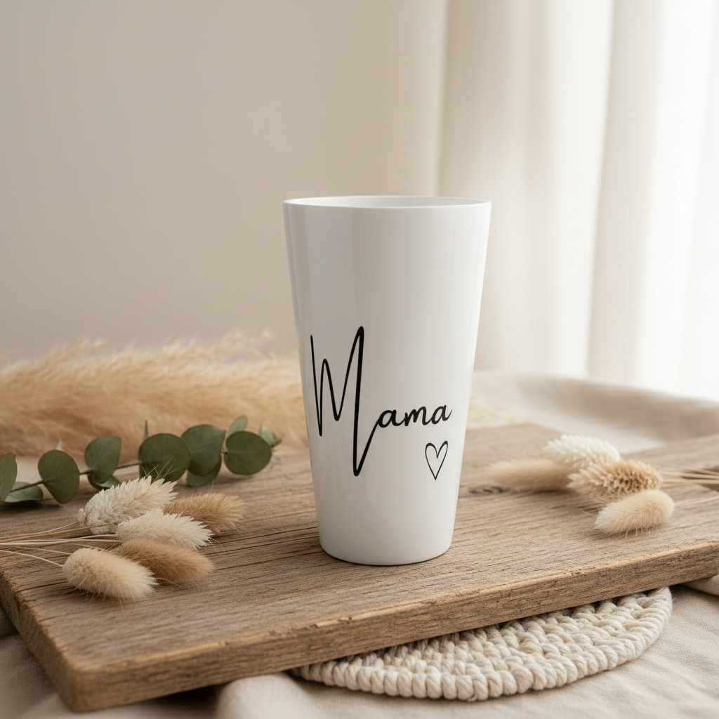 Keramiktasse „Mama“ 500 ml – Groß, stilvoll & liebevoll