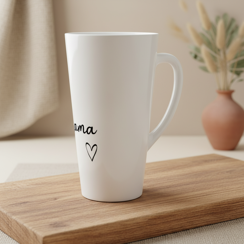 Keramiktasse „Mama“ 500 ml – Groß, stilvoll & liebevoll