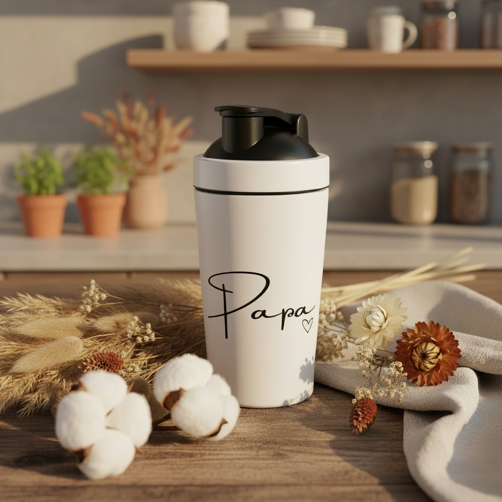 Fitnessshaker 750 ml – Geschenk für Papa