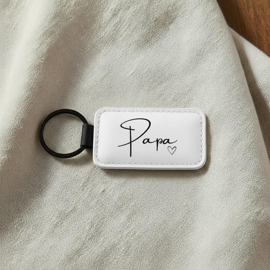 Schlüsselanhänger „Papa“ – Liebevolles Geschenk für Vatertag & Geburtstag