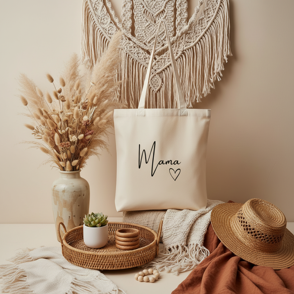 Tragetasche „Mama“ – Liebevoll und praktisch, perfektes Geschenk für Mama