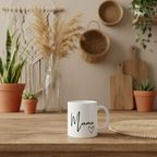 Keramiktasse „Mama“ – Liebevolles Geschenk für Muttertag & Geburtstag