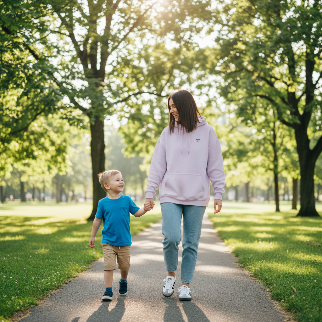 Hoodie „Mom“ – Premium Muttertags Special