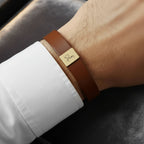 Premium Lederarmband „Papa“ – Stilvolles Geschenk für Männer