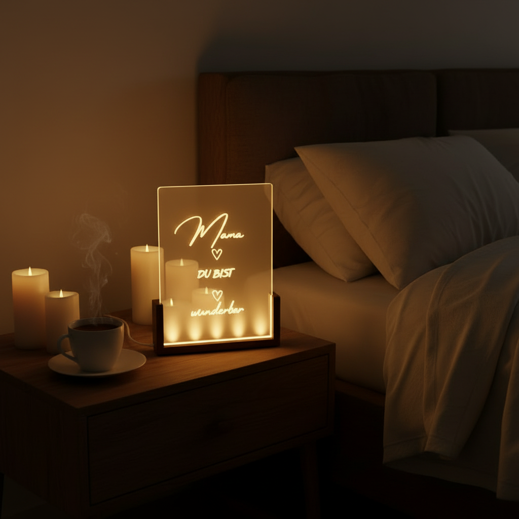 LED Bilderrahmen Mama - Schlafzimmer
