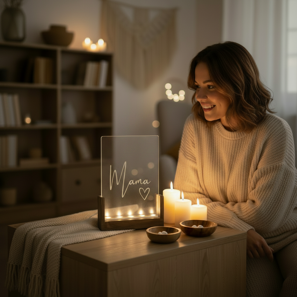 LED Bilderrahmen Mama – 1:1 Lifestyle